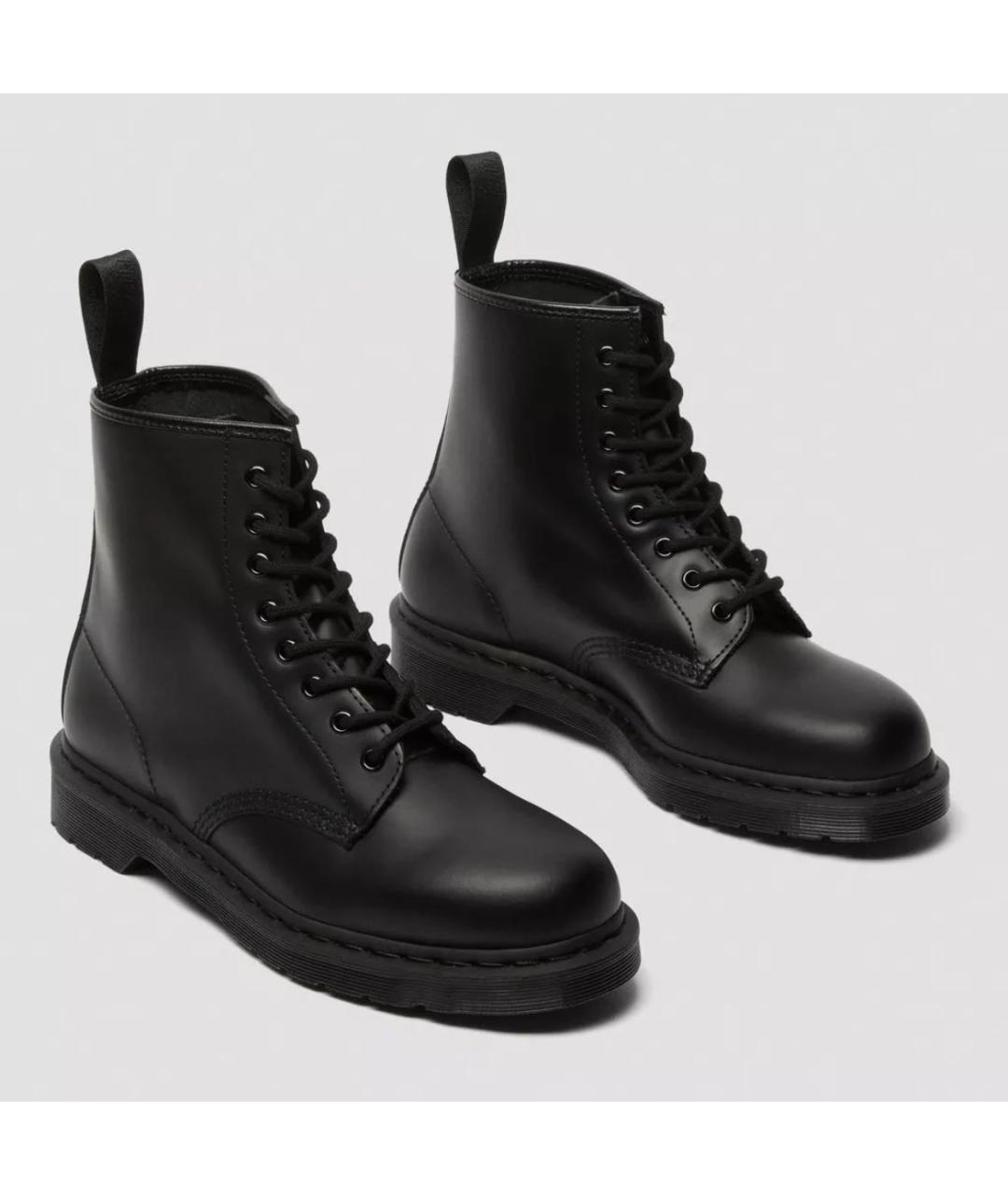 DR. MARTENS Черные кожаные ботинки, фото 4