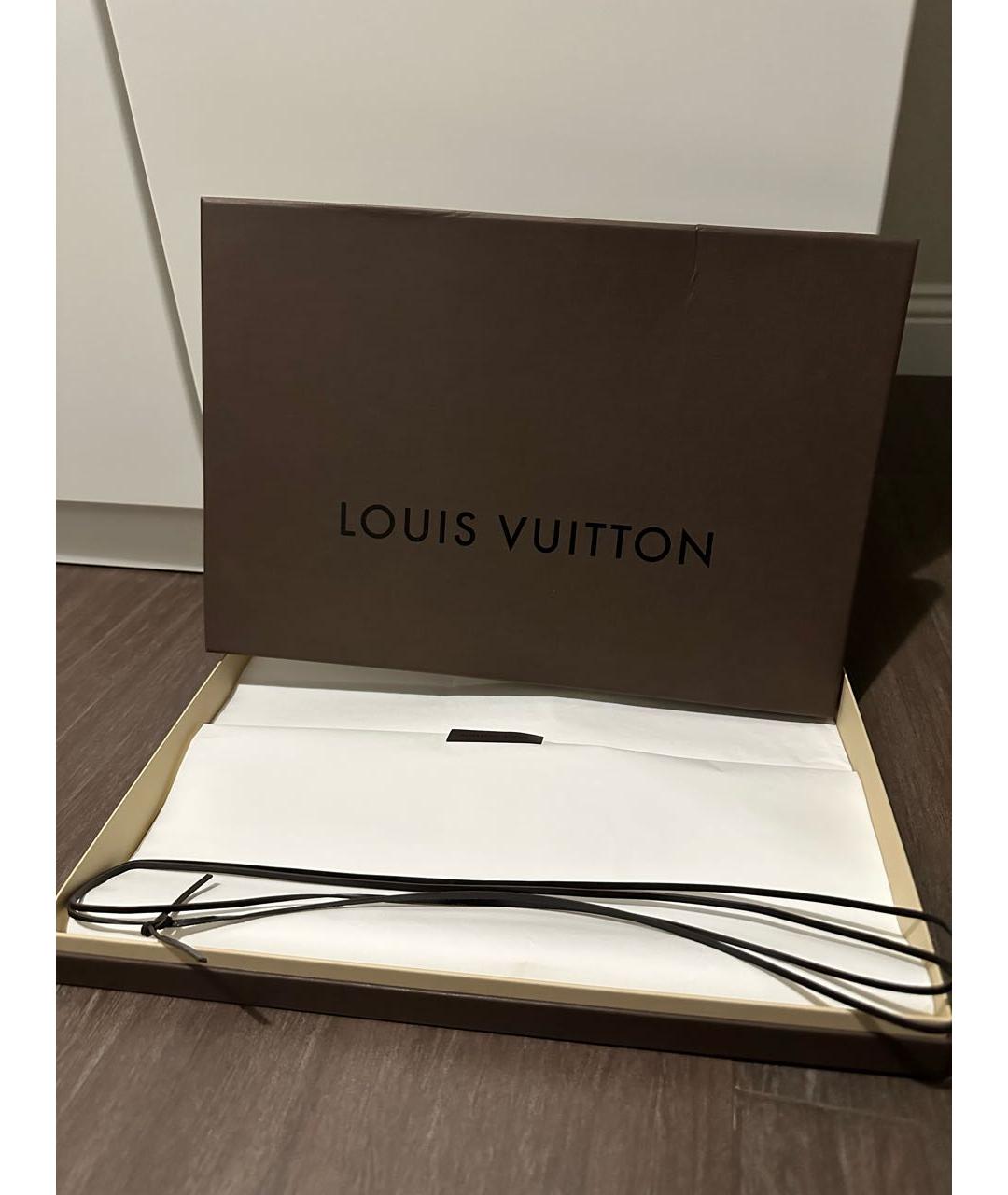 LOUIS VUITTON Фиолетовый платок, фото 5