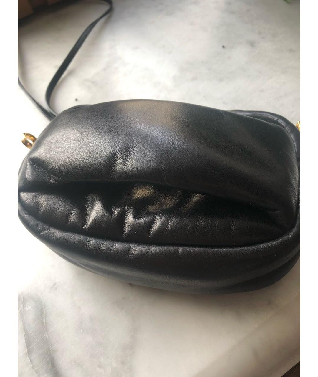 PRADA Черная кожаная сумка через плечо, фото 3