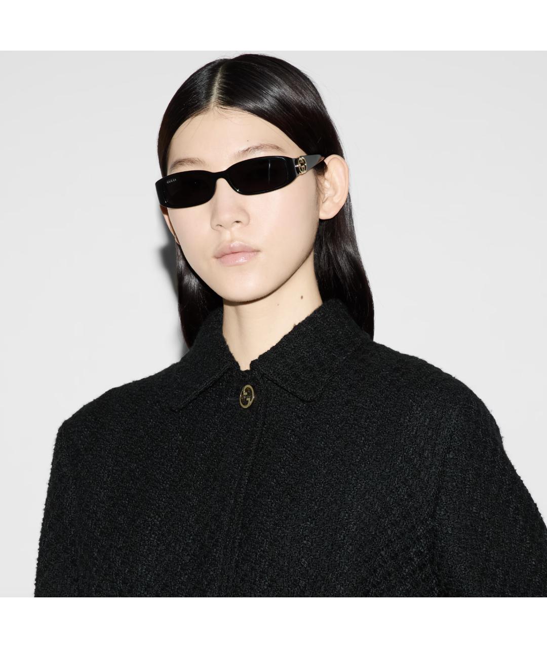 GUCCI Черное пальто, фото 4