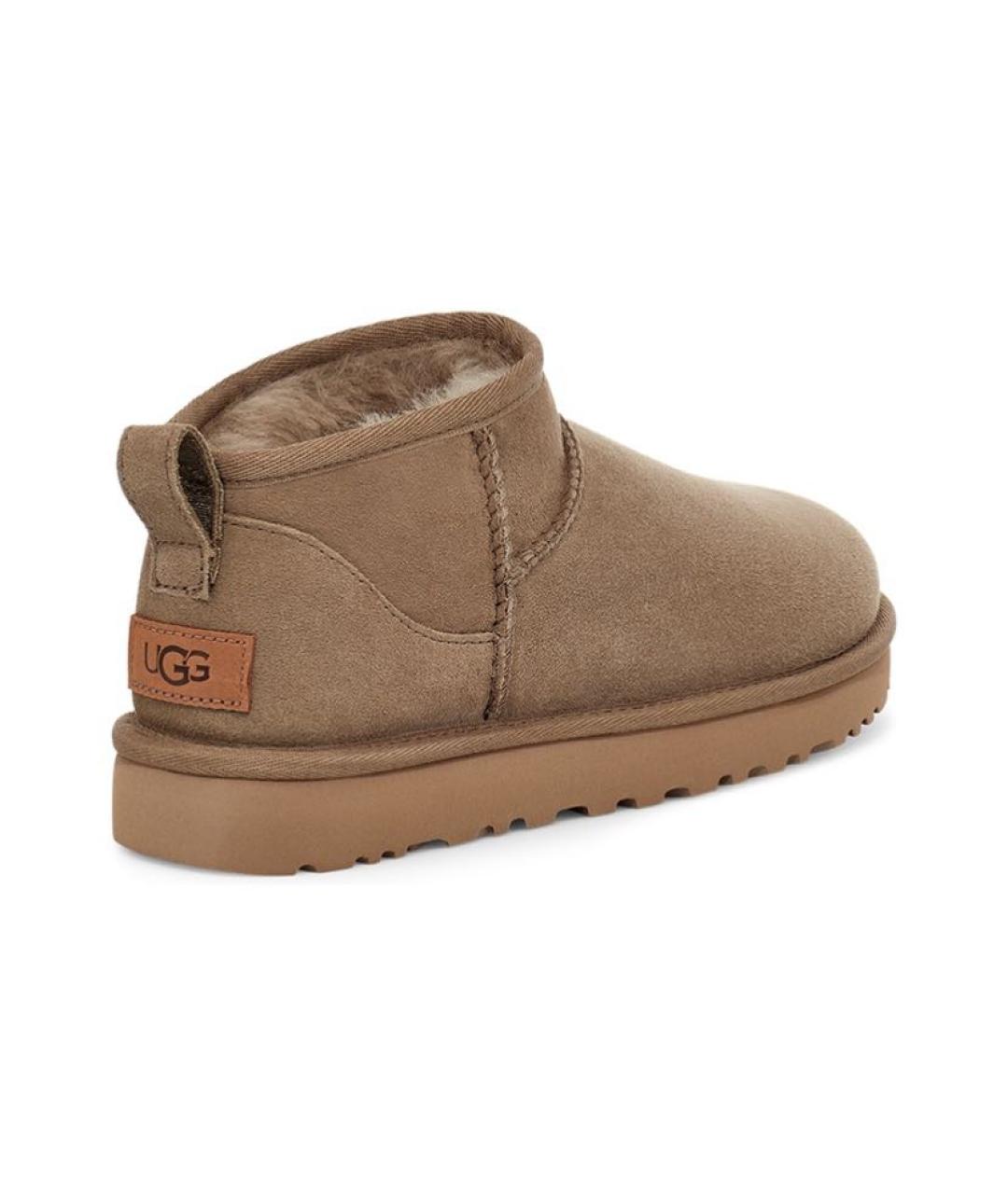 UGG AUSTRALIA Бежевые ботинки, фото 4