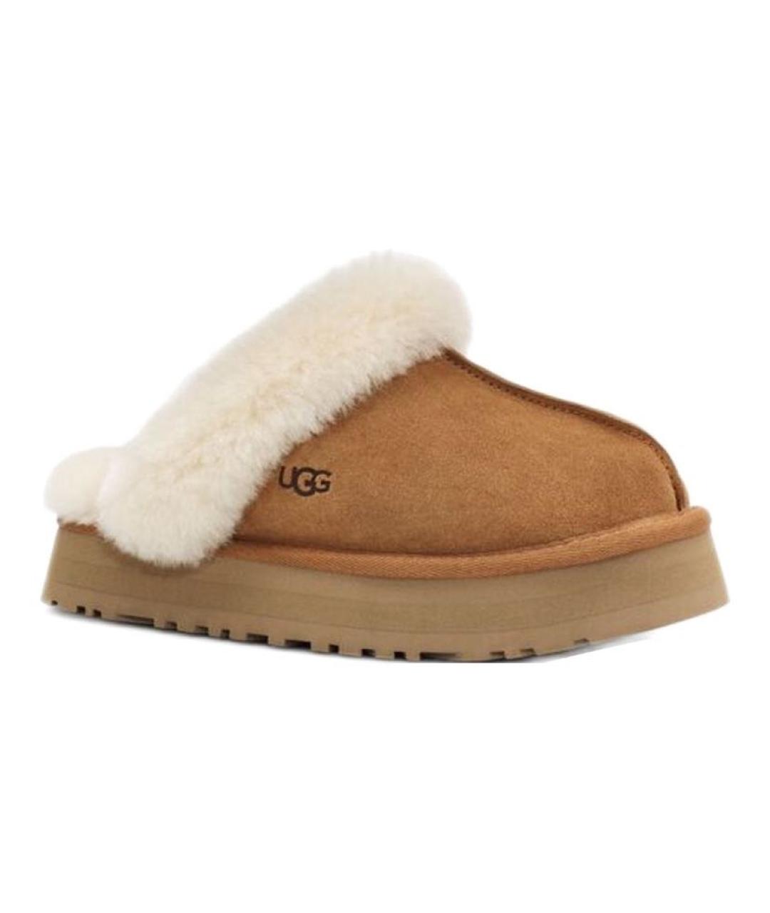 UGG AUSTRALIA Бежевые мюли, фото 3