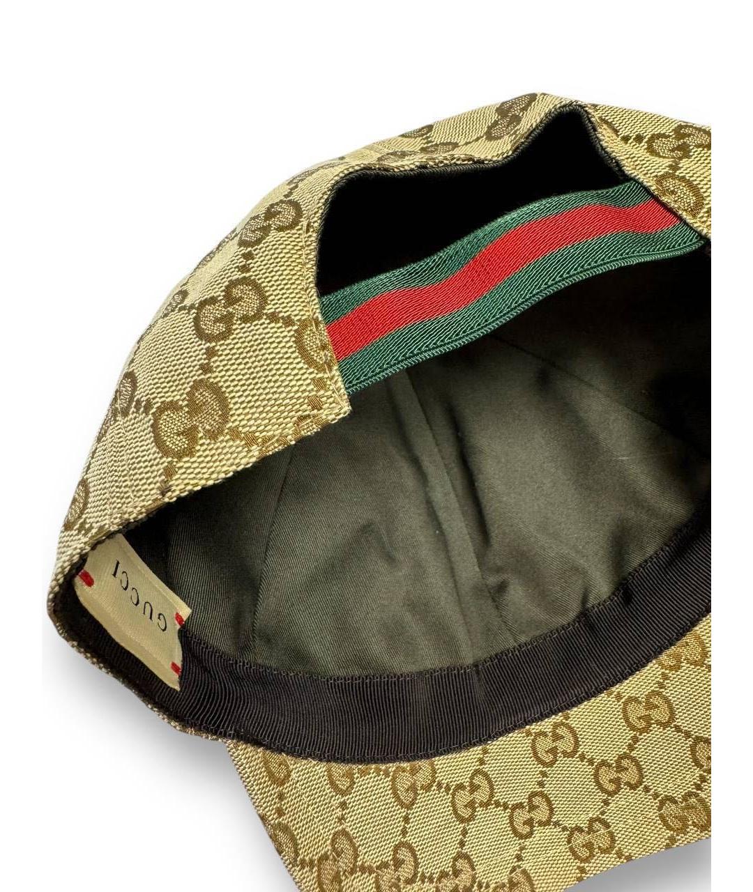 GUCCI KIDS Коричневая кепка, фото 3