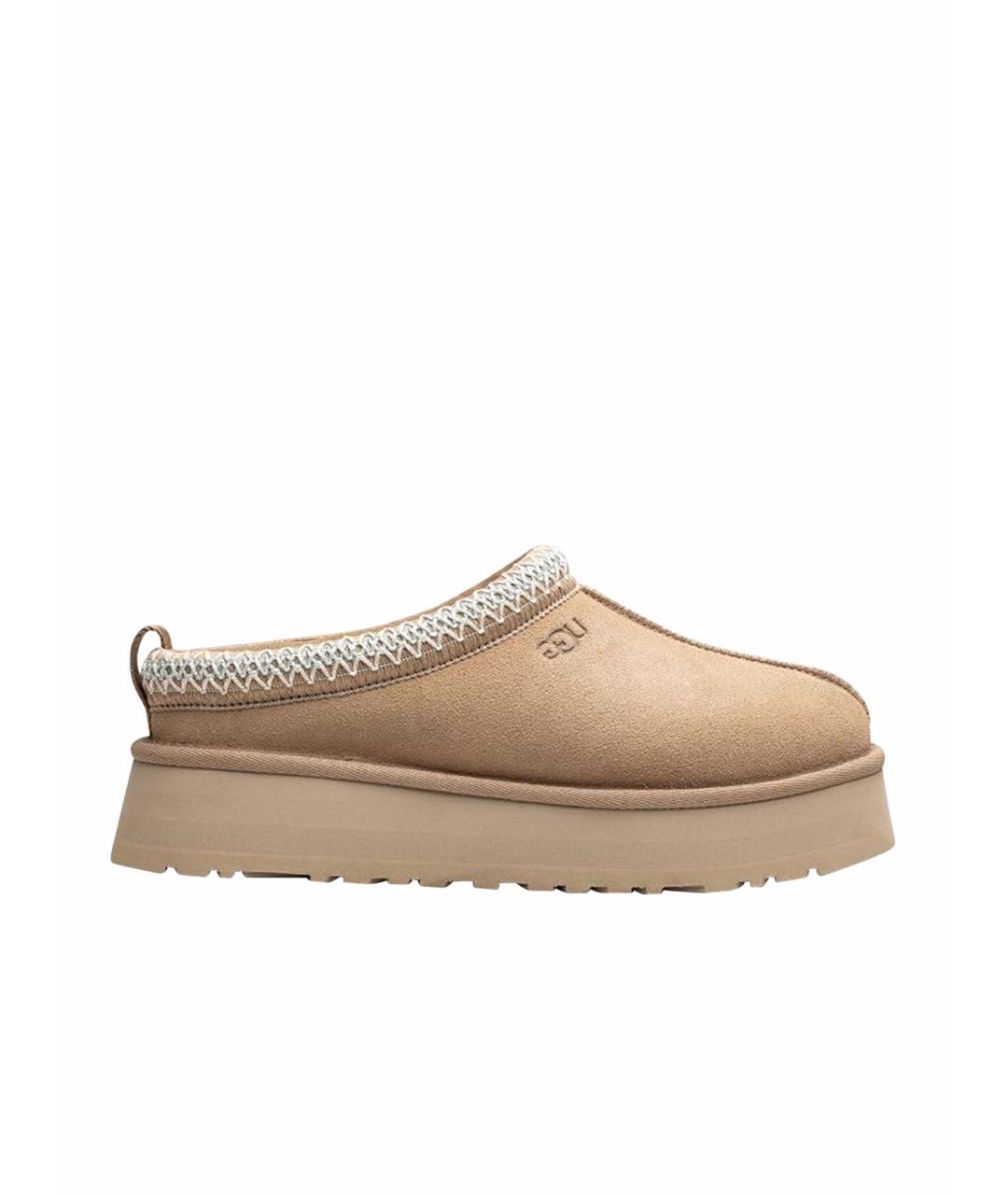 UGG AUSTRALIA Бежевые мюли, фото 1