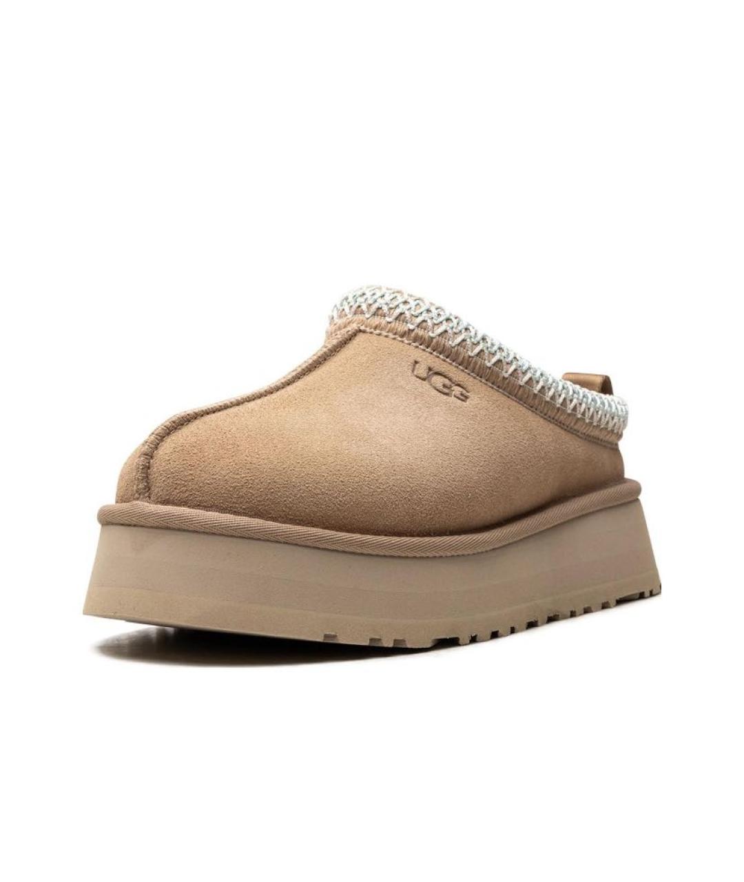 UGG AUSTRALIA Бежевые мюли, фото 3