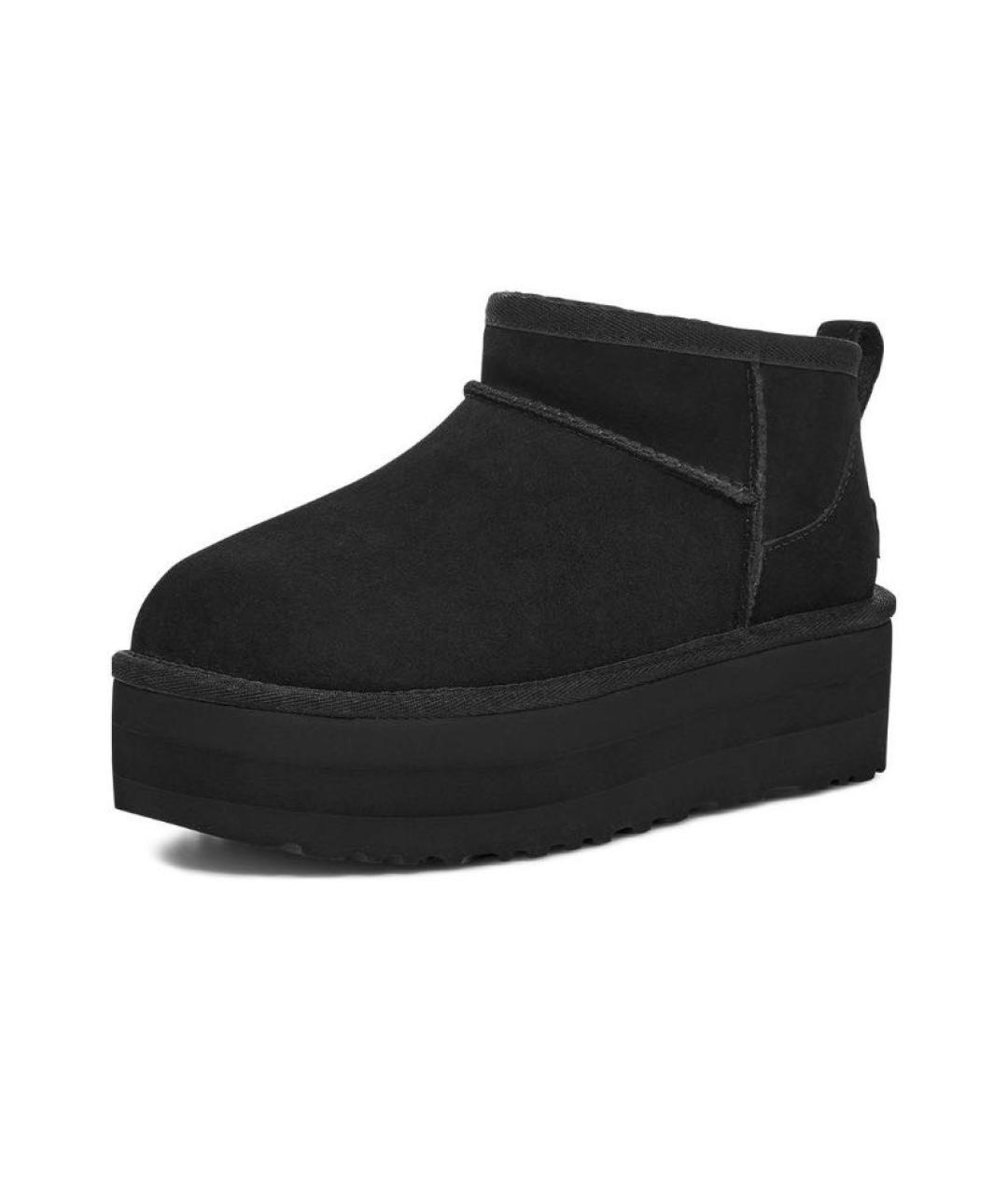 UGG AUSTRALIA Черные ботинки, фото 2