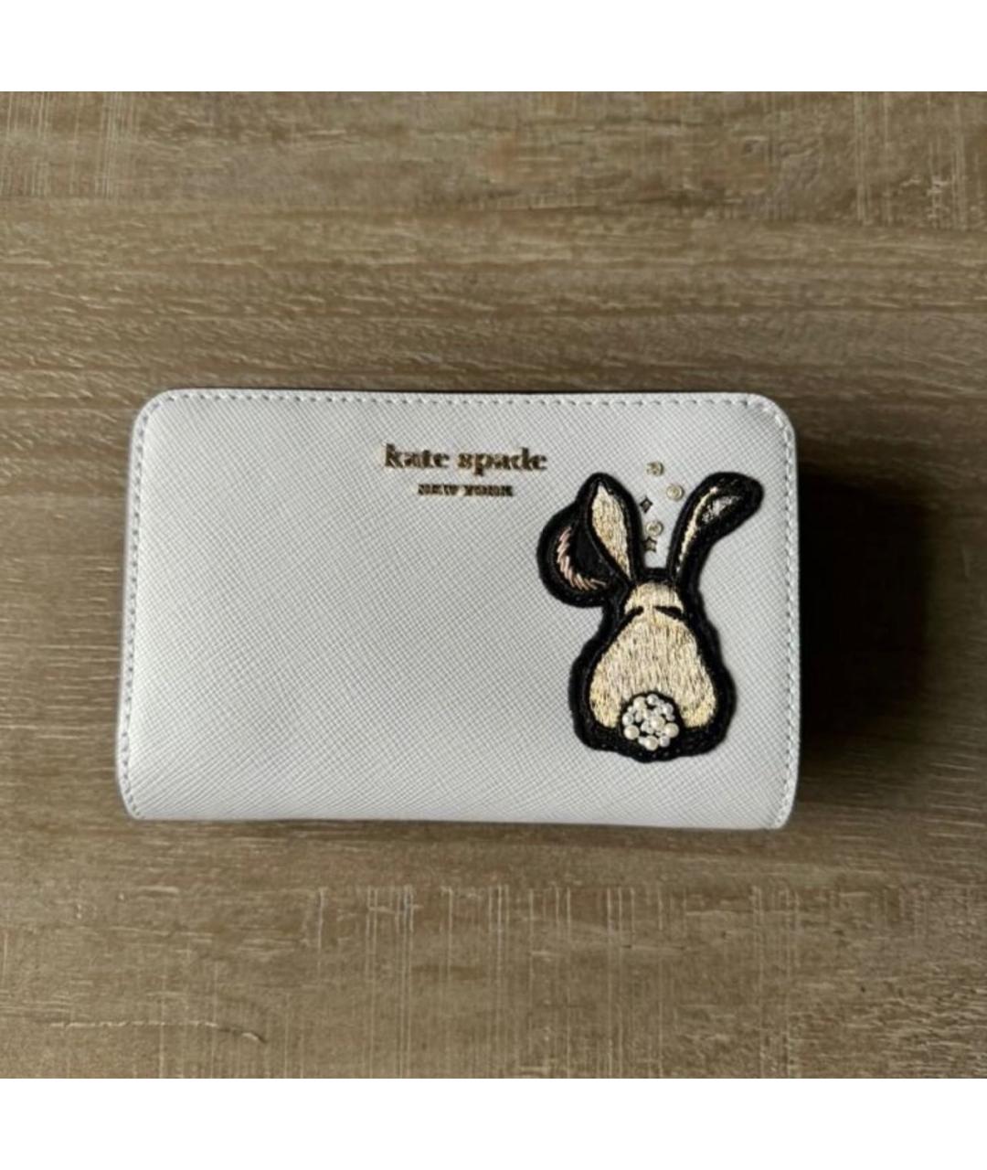 KATE SPADE Голубой кожаный кошелек, фото 2