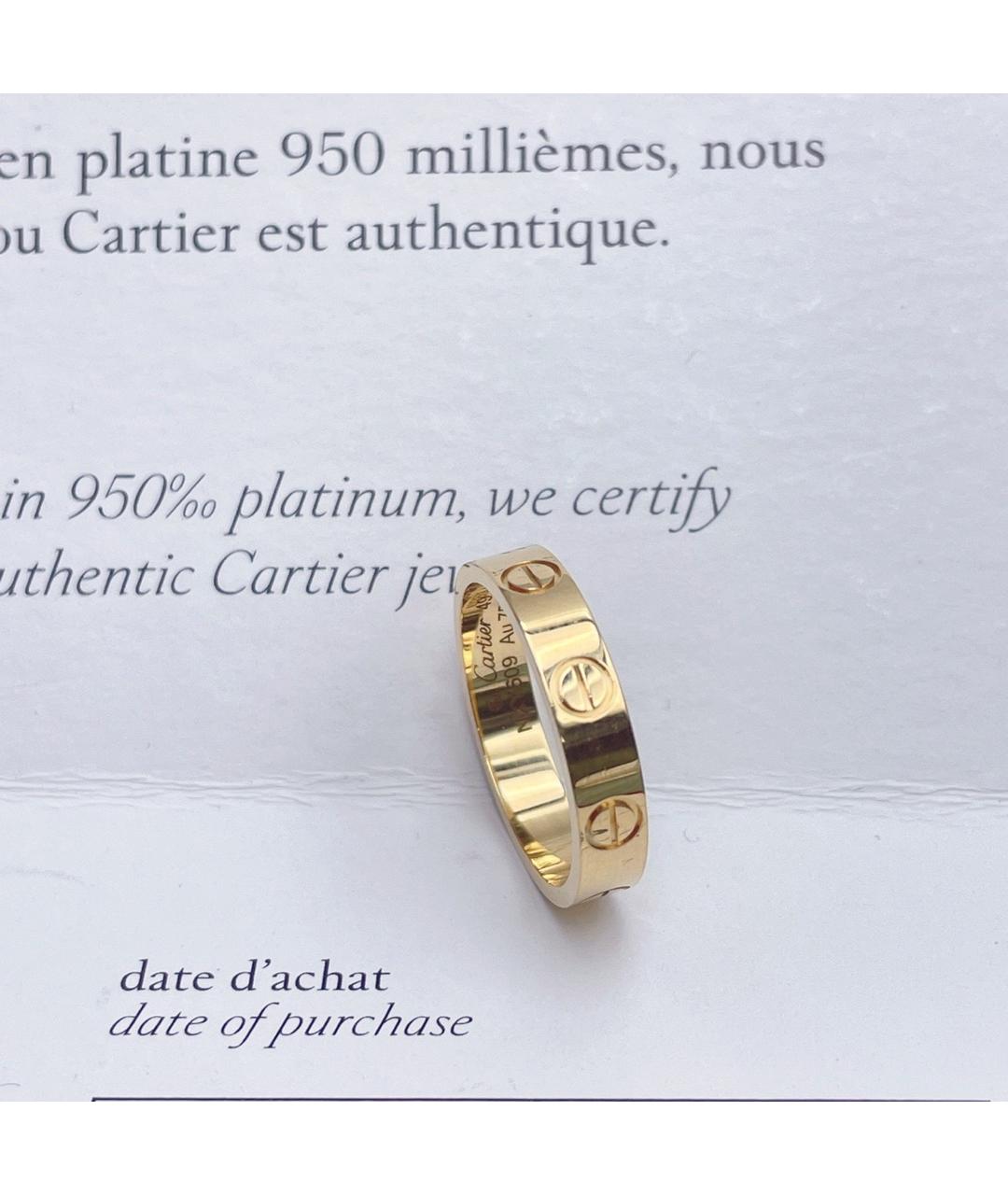 CARTIER Золотое кольцо из желтого золота, фото 2