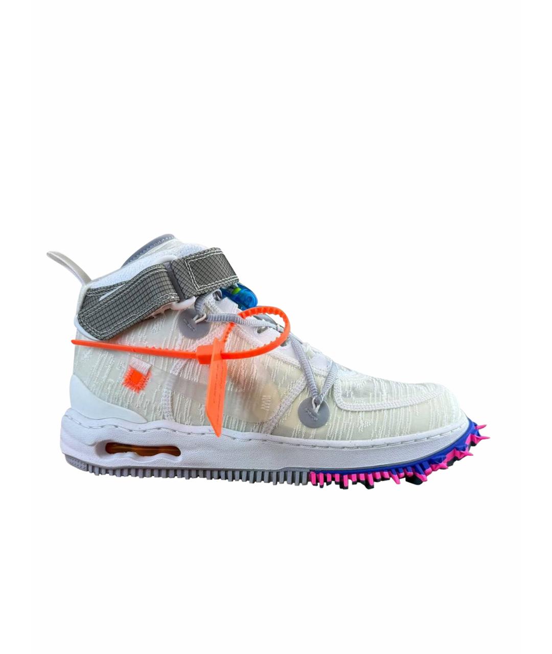 NIKE X OFF-WHITE Белые высокие кроссовки / кеды, фото 1