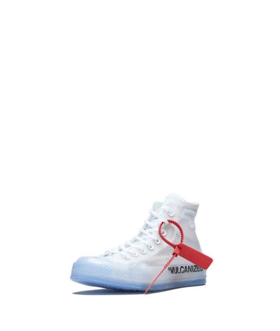 NIKE X OFF-WHITE Белые высокие кроссовки / кеды, фото 4