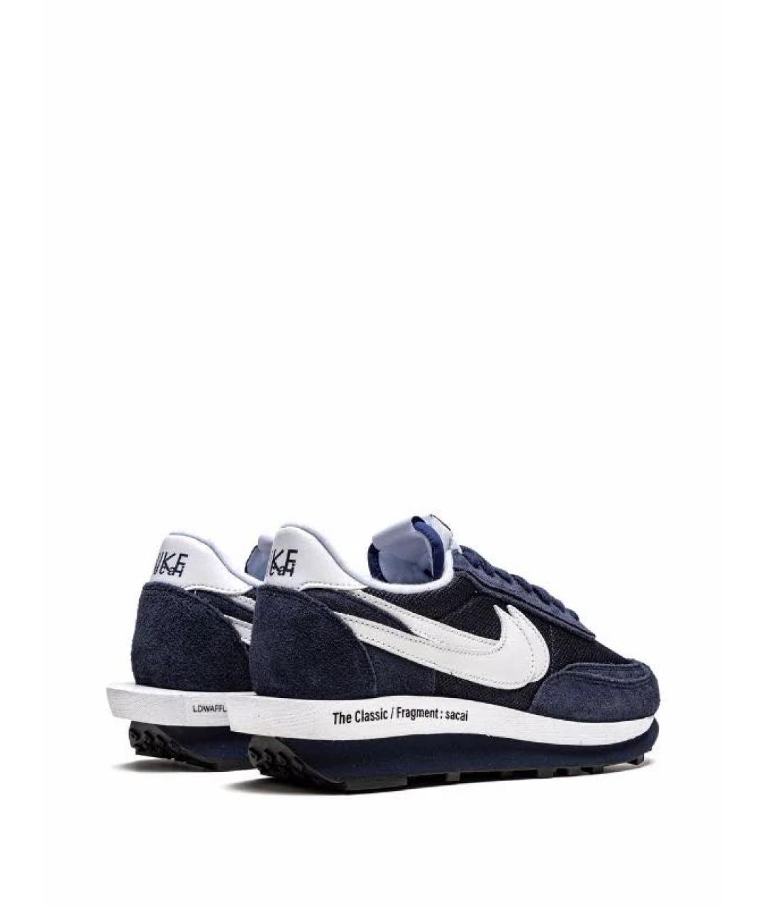 NIKE Синие замшевые низкие кроссовки / кеды, фото 3