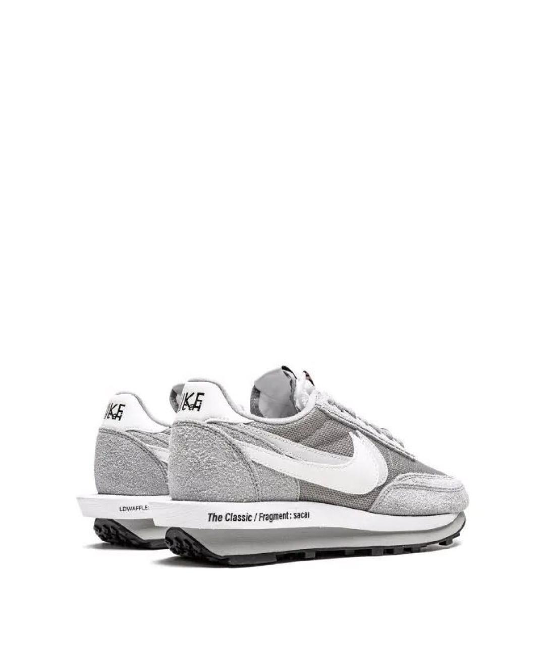 NIKE Серые замшевые низкие кроссовки / кеды, фото 3