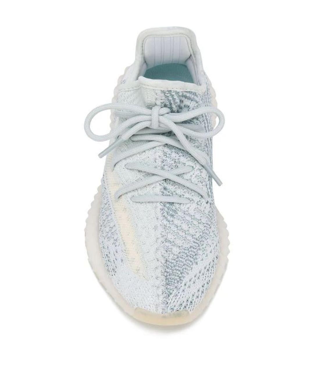 ADIDAS YEEZY Голубые неопреновые низкие кроссовки / кеды, фото 4
