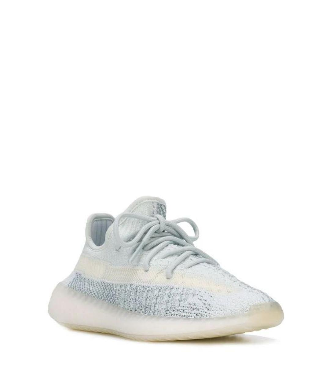 ADIDAS YEEZY Голубые неопреновые низкие кроссовки / кеды, фото 2