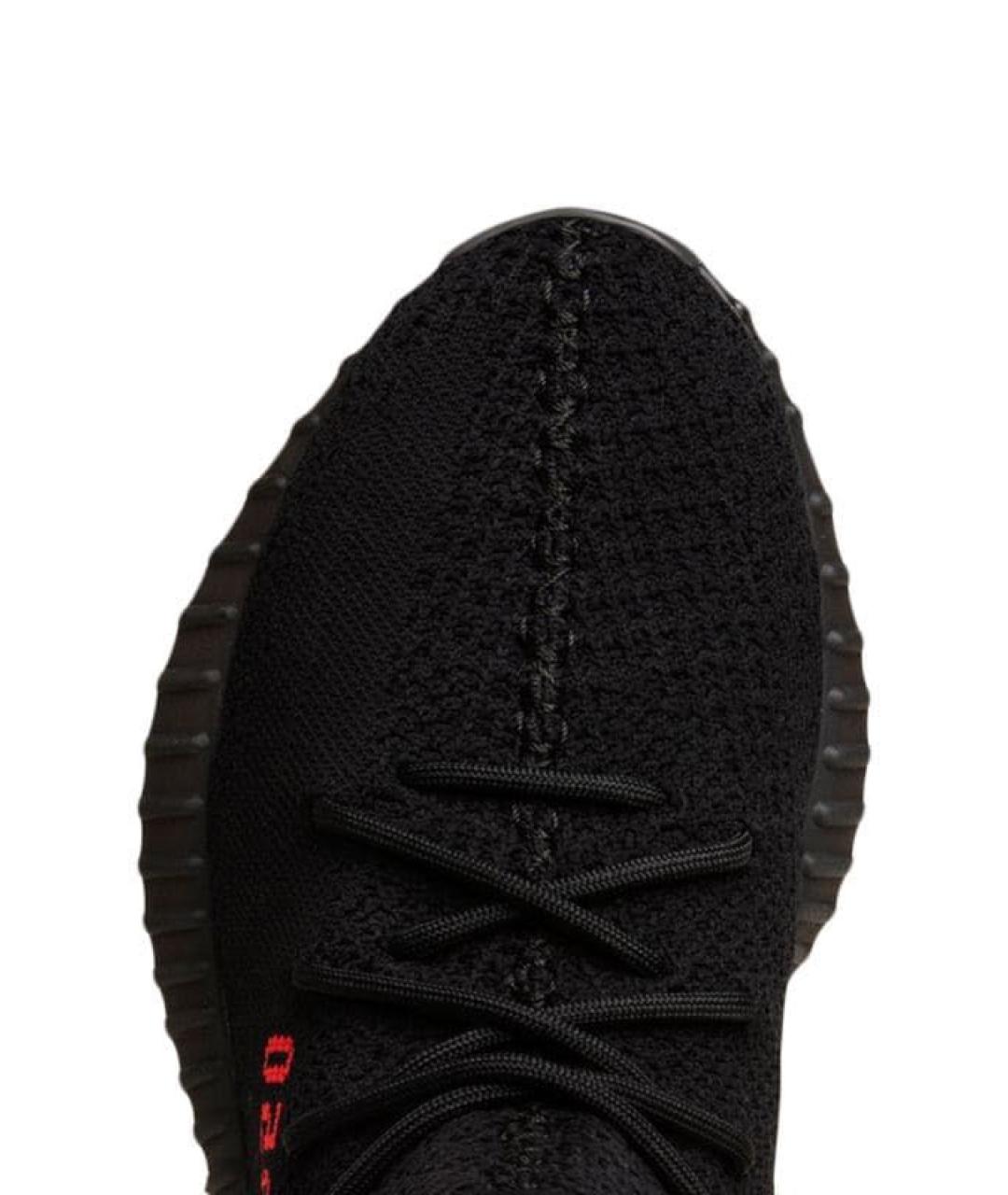 ADIDAS YEEZY Черные неопреновые низкие кроссовки / кеды, фото 3