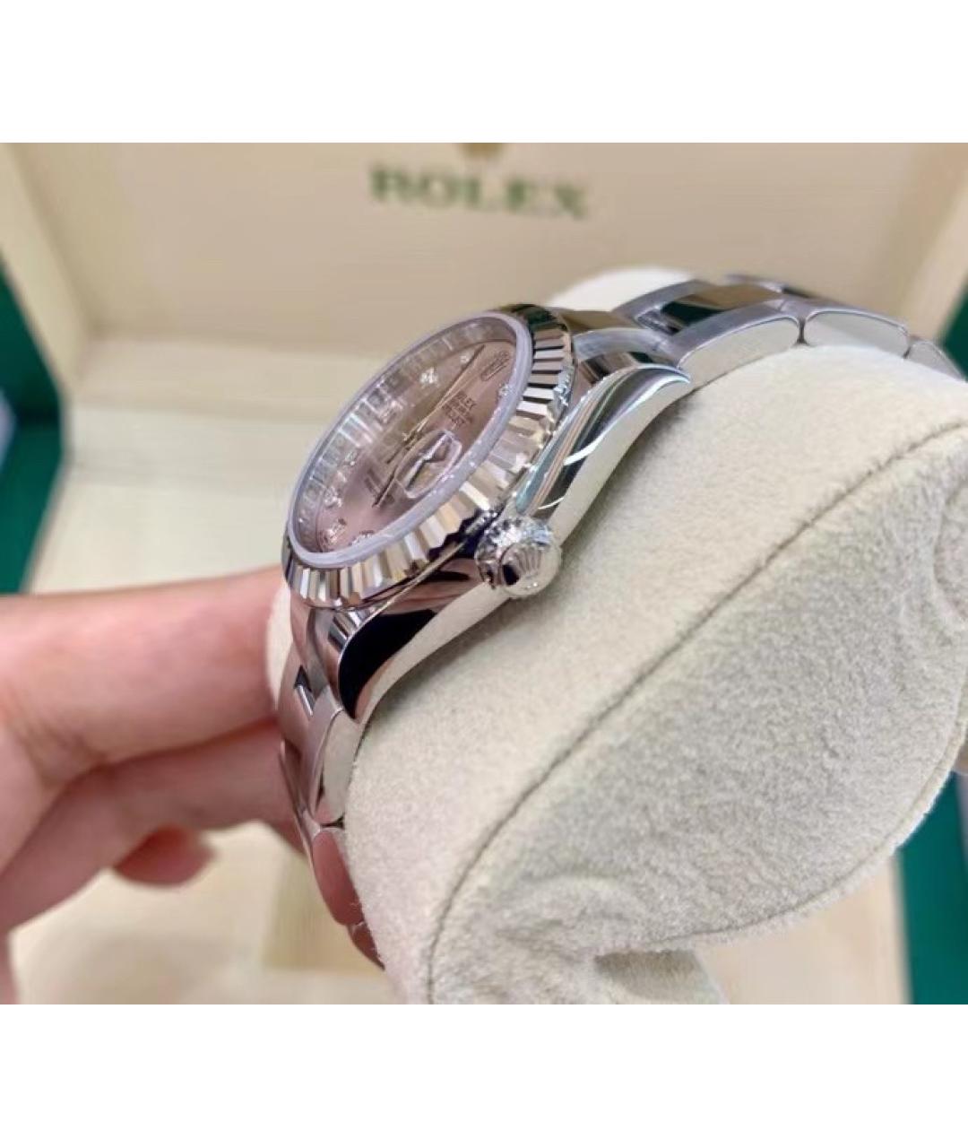 ROLEX Розовые часы из желтого золота, фото 5