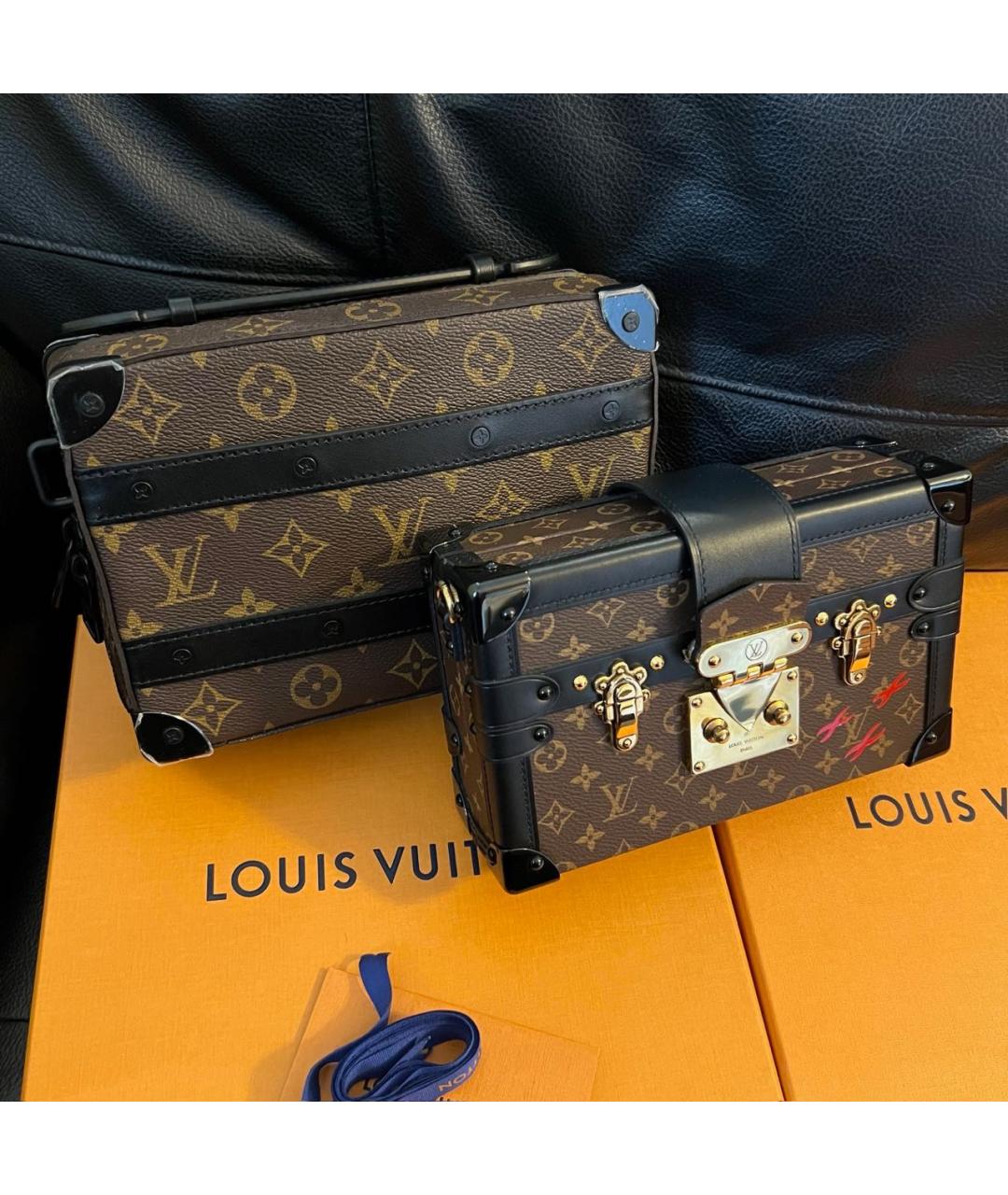 LOUIS VUITTON Коричневая сумка на плечо, фото 8