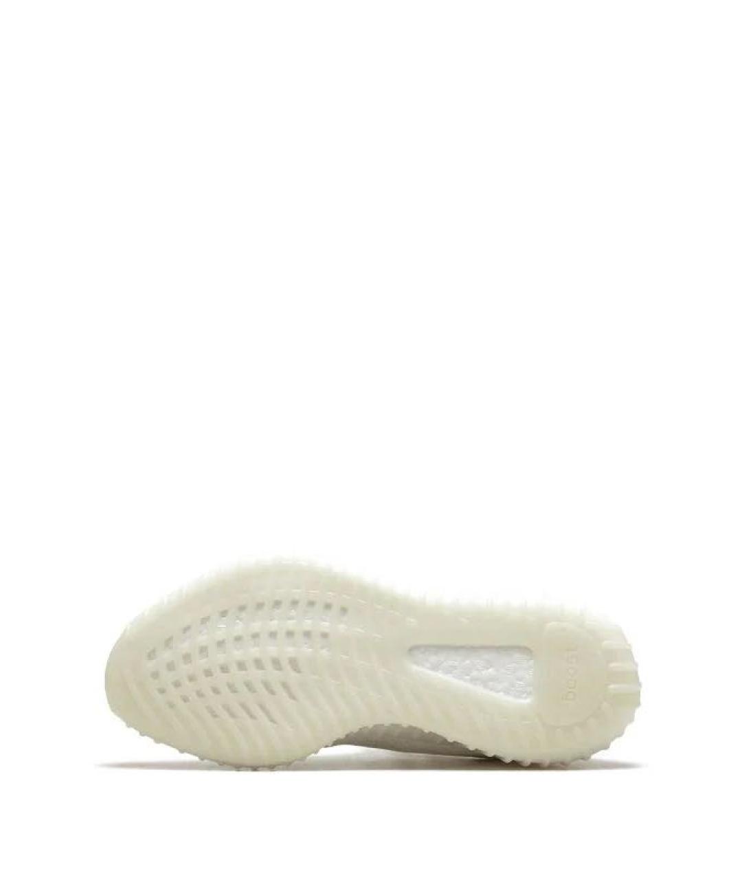 ADIDAS YEEZY Белые неопреновые низкие кроссовки / кеды, фото 3