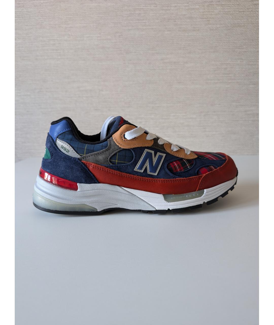 NEW BALANCE Коричневые кожаные низкие кроссовки / кеды, фото 10