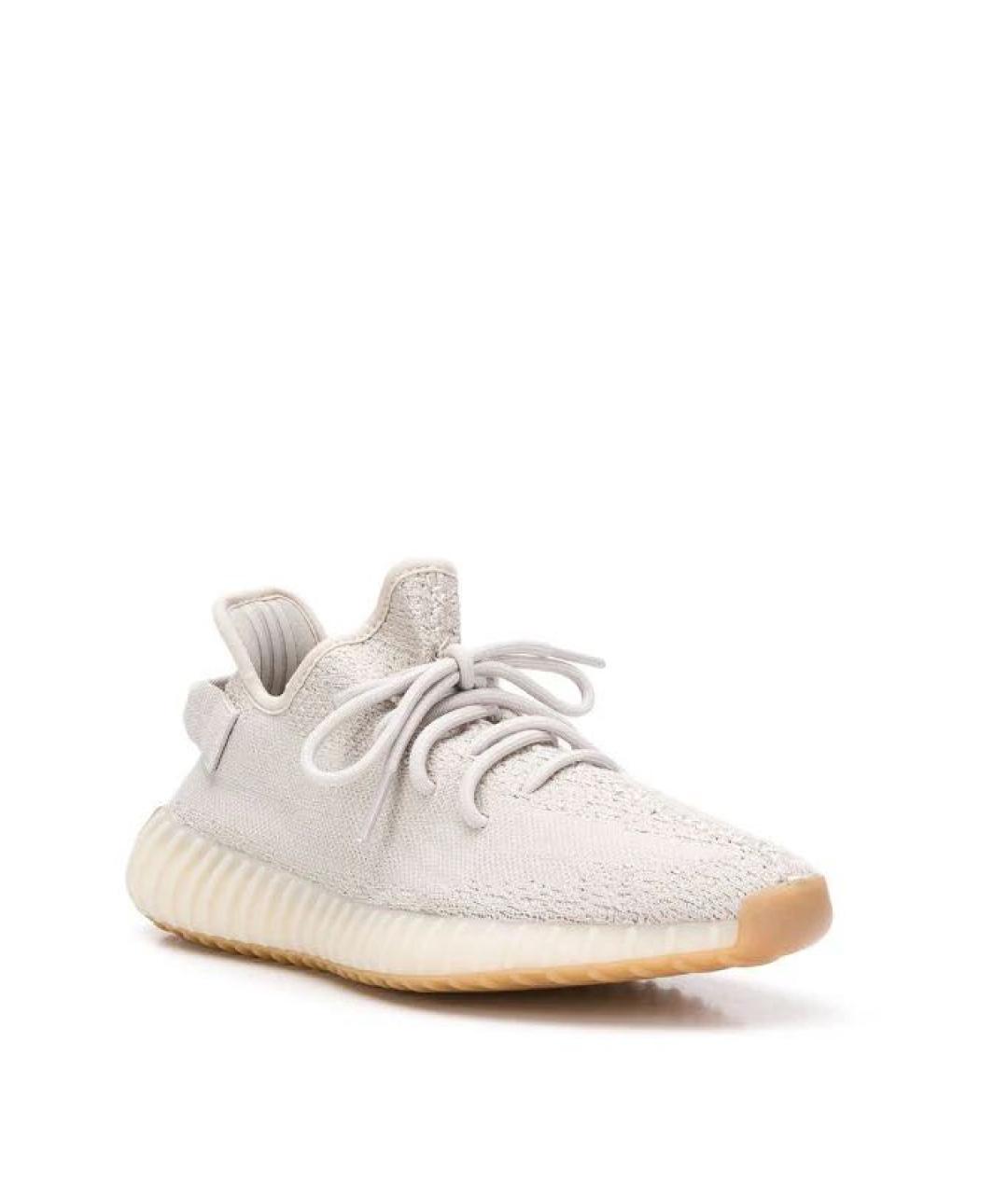 ADIDAS YEEZY Серые неопреновые низкие кроссовки / кеды, фото 2
