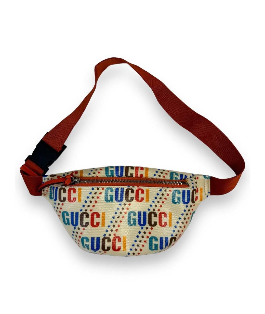 GUCCI KIDS Бежевая поясная сумка, фото 1