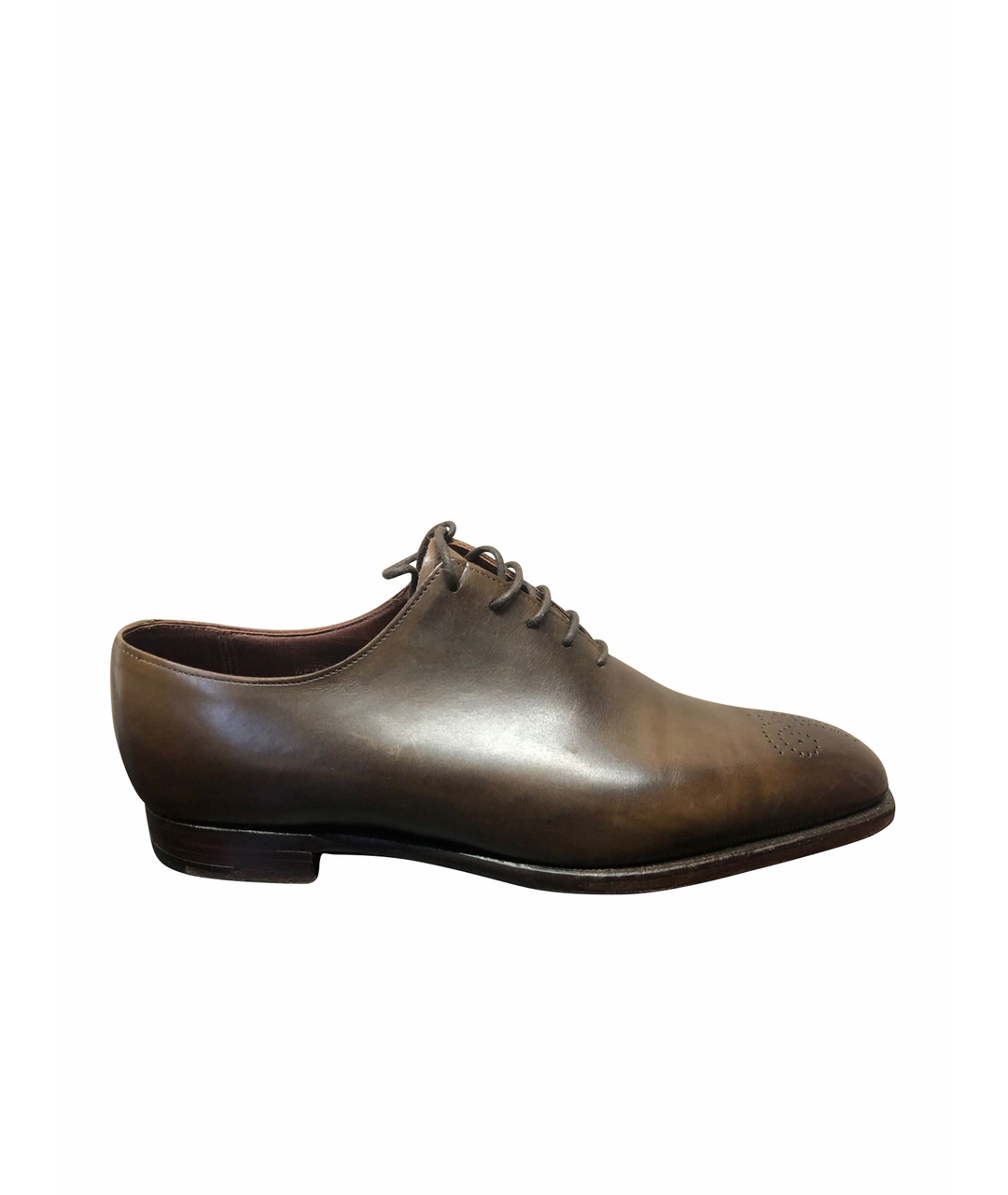 CROCKETT & JONES Коричневые кожаные туфли, фото 1