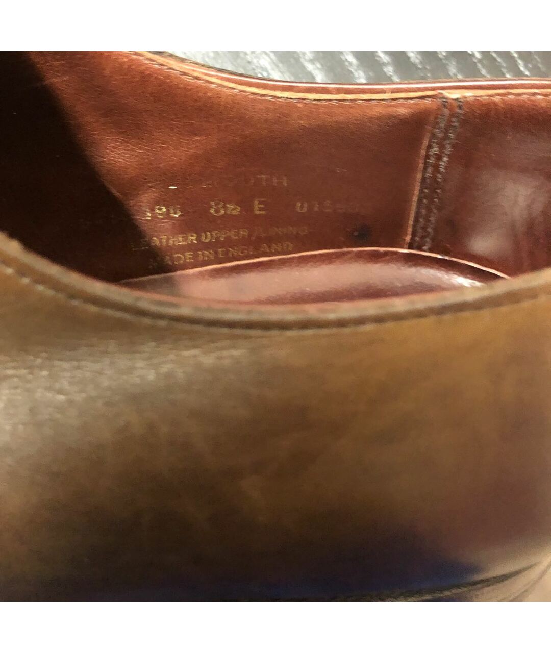 CROCKETT & JONES Коричневые кожаные туфли, фото 5