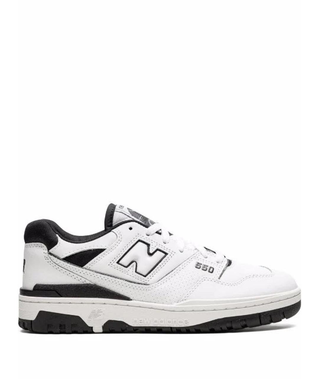 NEW BALANCE Белые кроссовки из искусственной кожи, фото 1