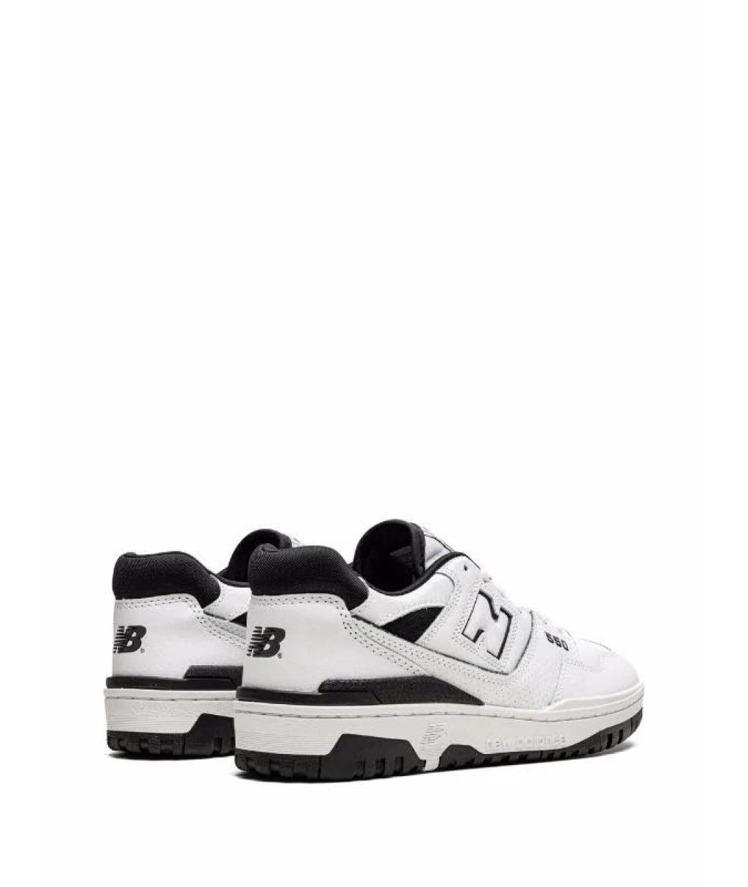 NEW BALANCE Белые кроссовки из искусственной кожи, фото 3