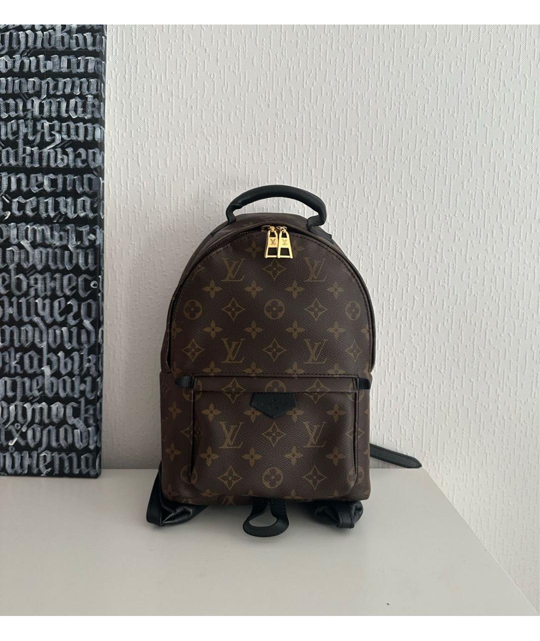 LOUIS VUITTON Коричневый рюкзак, фото 9