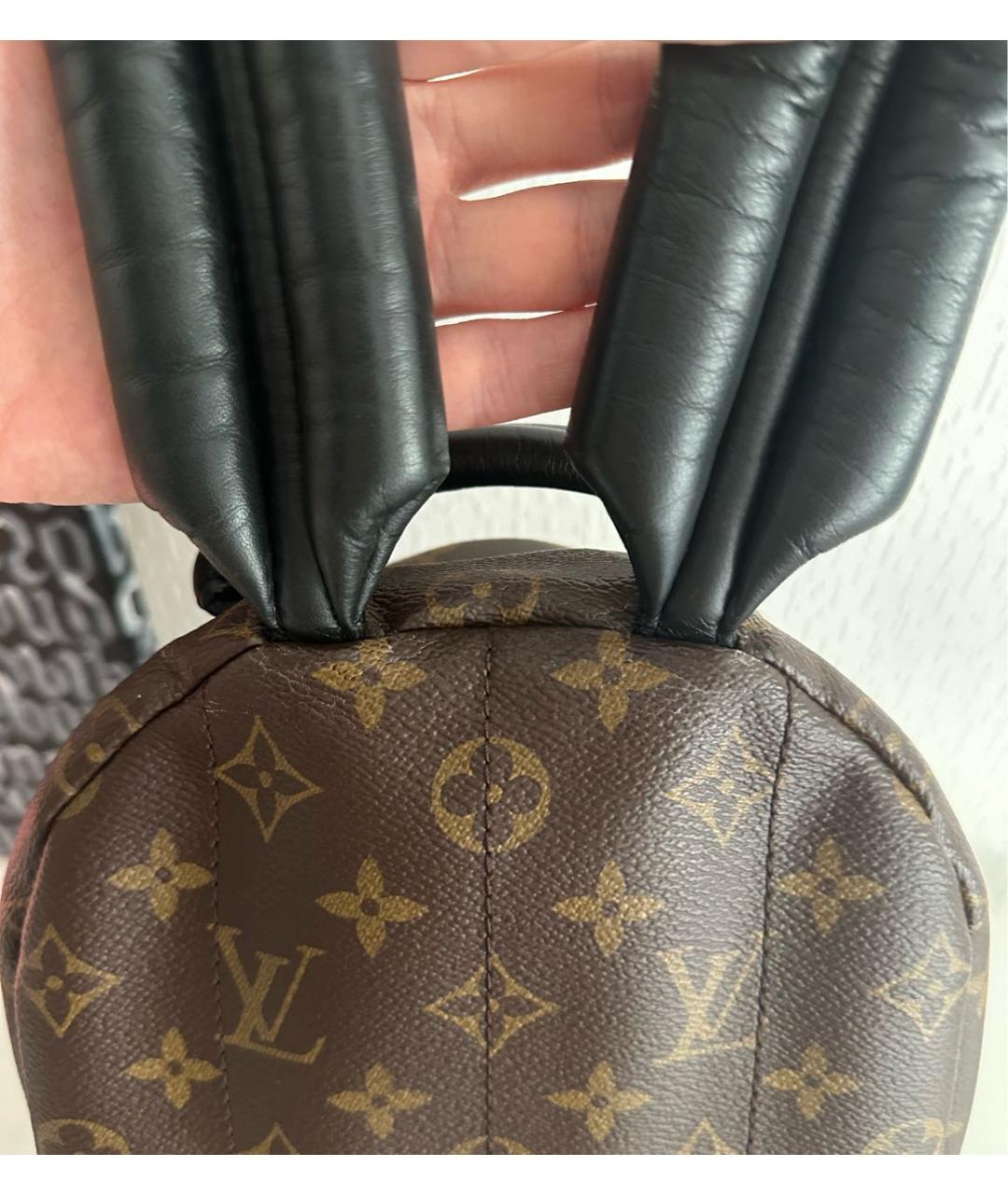 LOUIS VUITTON Коричневый рюкзак, фото 6