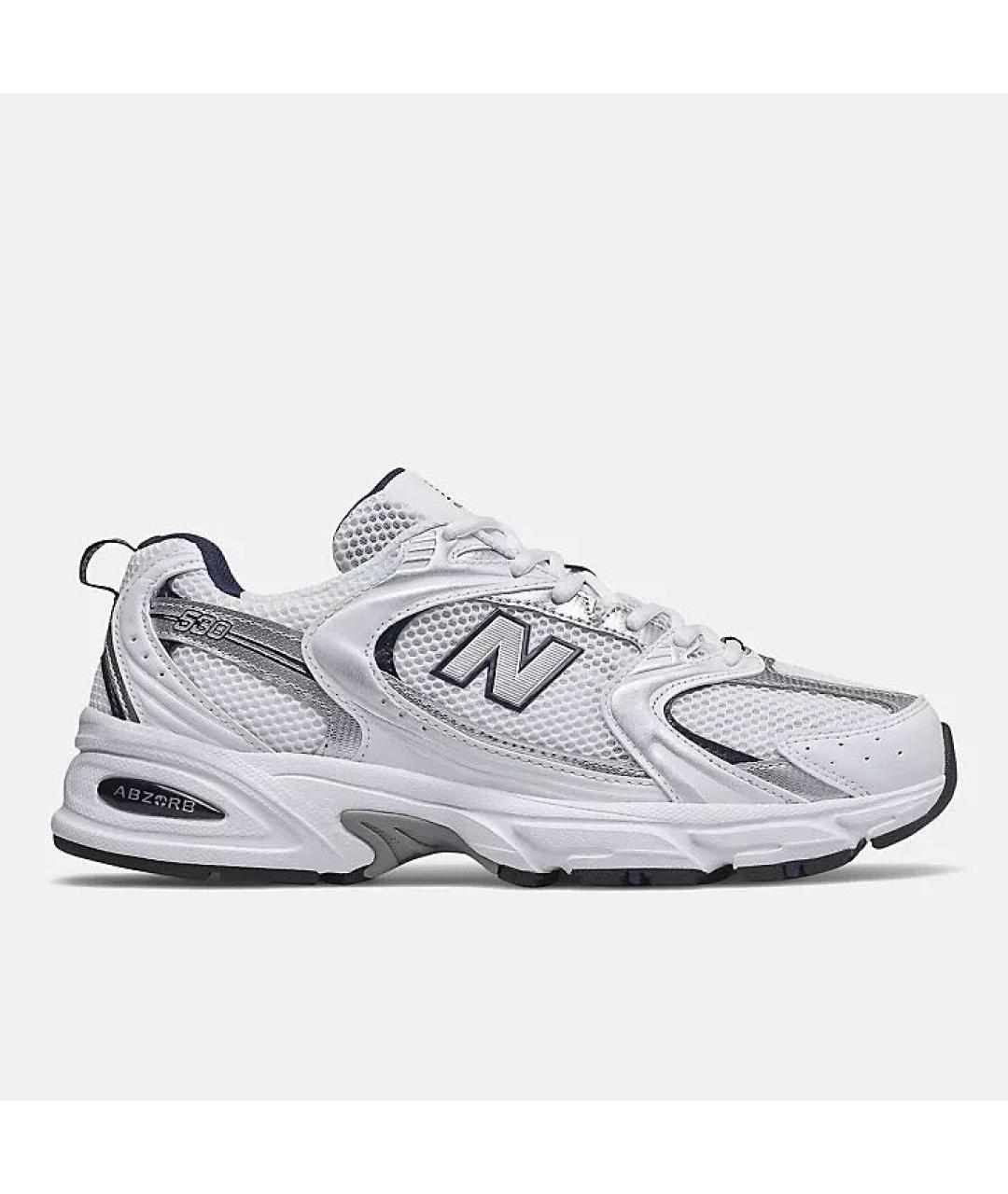 NEW BALANCE Белые низкие кроссовки / кеды, фото 5