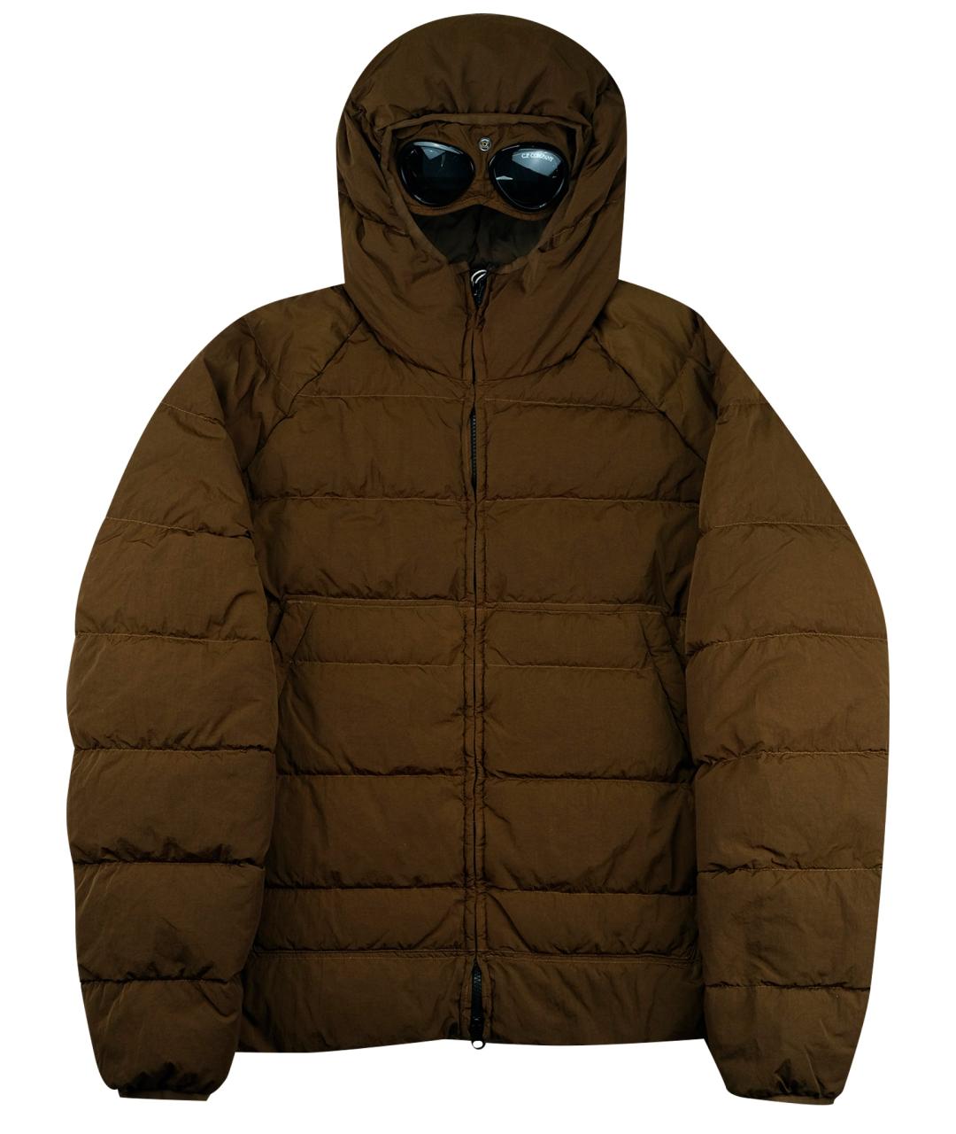 CP COMPANY Коричневая полиамидовая куртка, фото 1