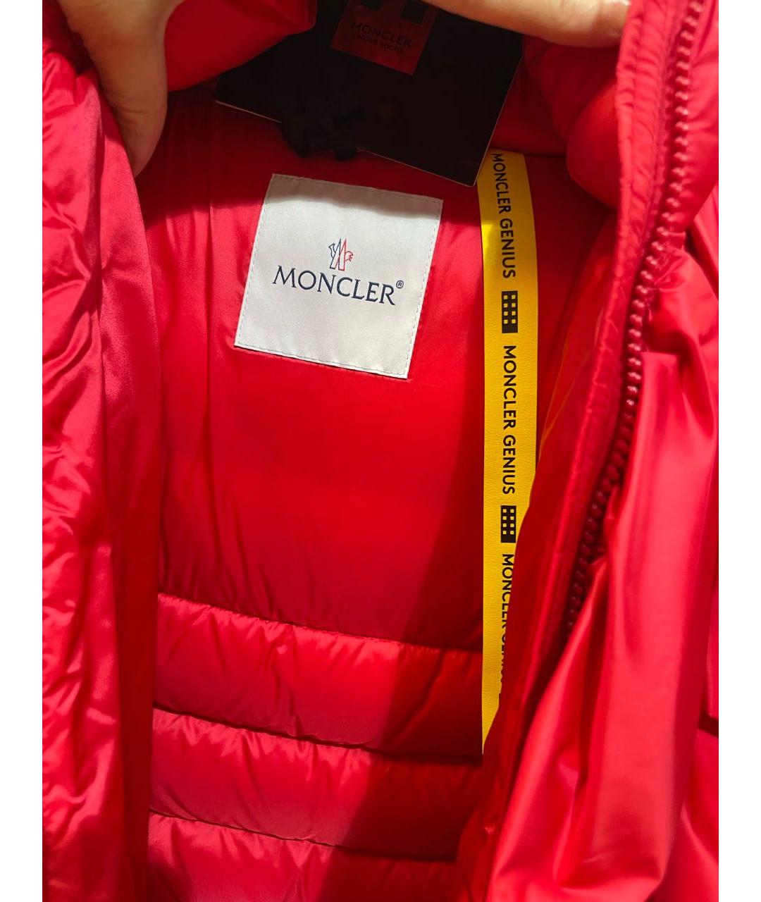 MONCLER Красная куртка, фото 7