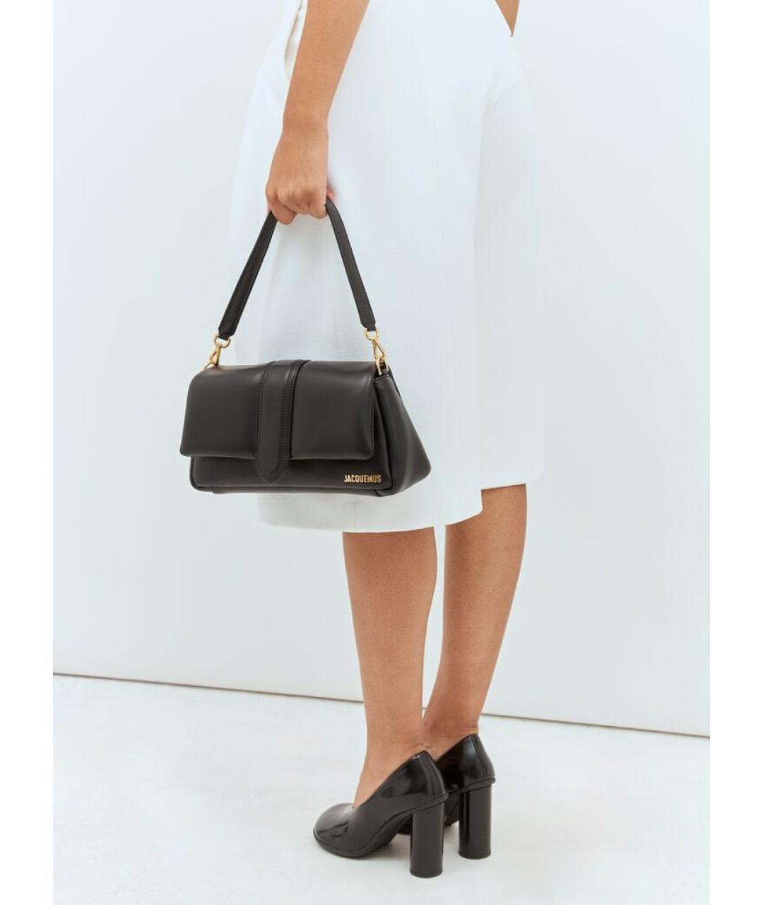 JACQUEMUS Кожаная сумка через плечо, фото 4