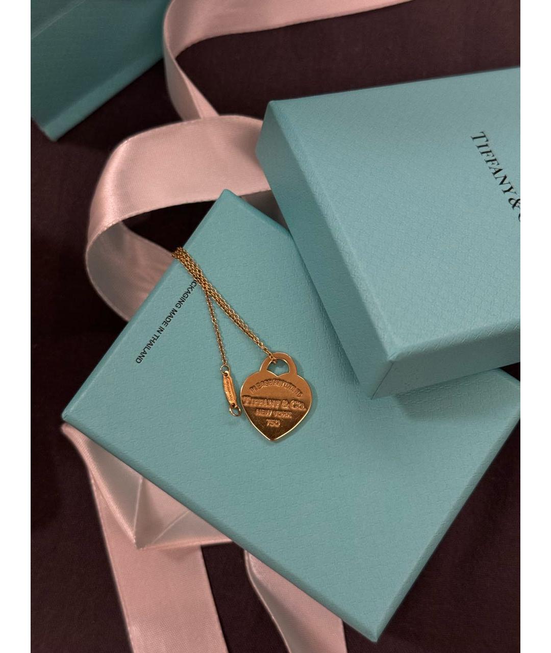 TIFFANY&CO Желтое колье из желтого золота, фото 3