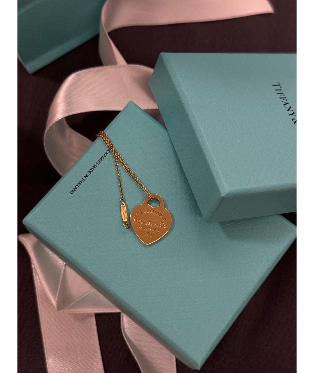 TIFFANY&CO Желтое колье из желтого золота, фото 5