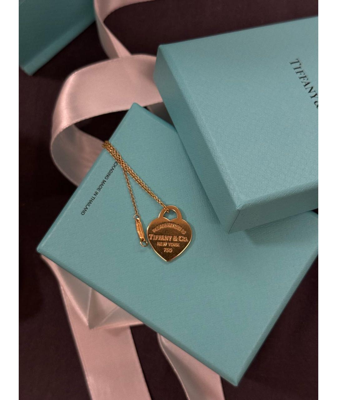 TIFFANY&CO Желтое колье из желтого золота, фото 6