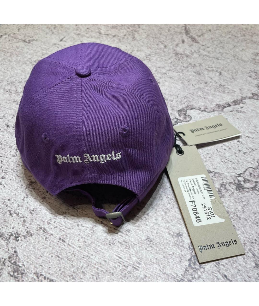 PALM ANGELS Фиолетовая кепка/бейсболка, фото 2