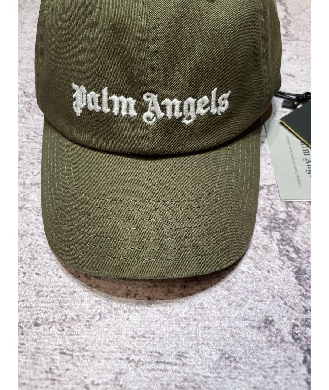 PALM ANGELS Зеленая кепка/бейсболка, фото 2