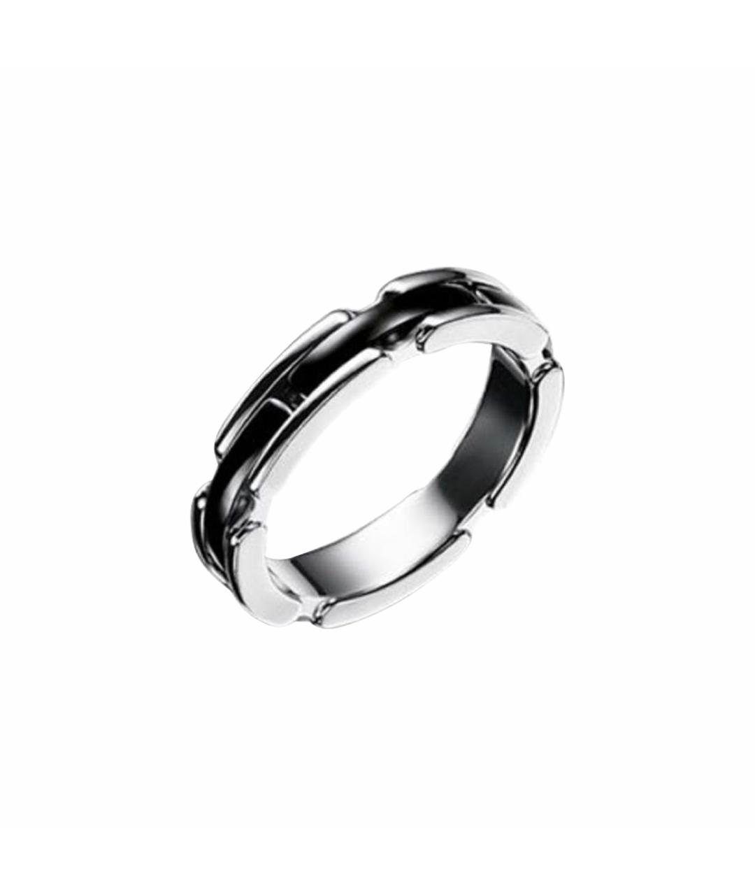 CHANEL Черное кольцо из белого золота, фото 1