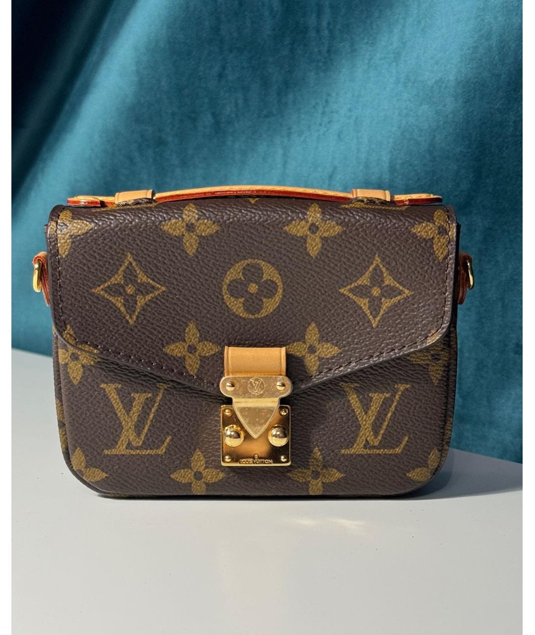 LOUIS VUITTON Коричневая сумка через плечо, фото 5