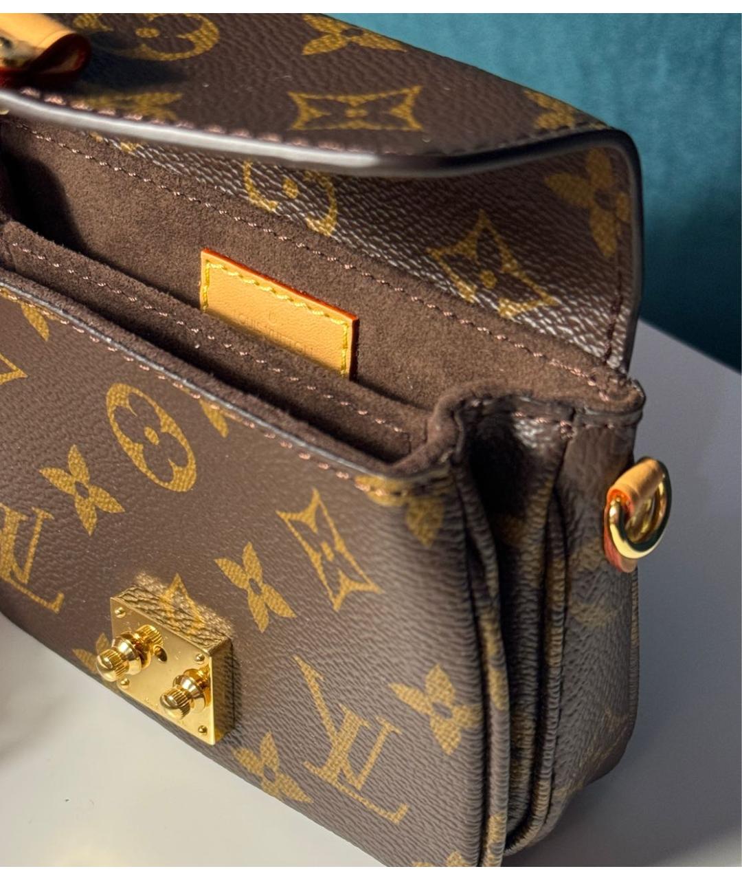 LOUIS VUITTON Коричневая сумка через плечо, фото 8