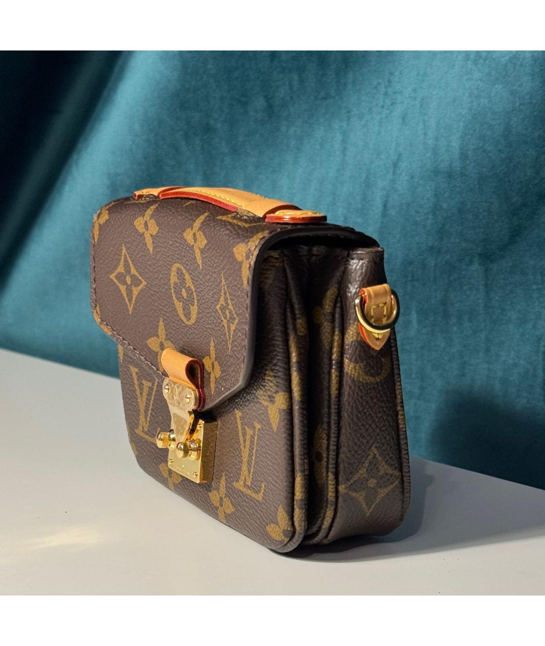 LOUIS VUITTON Коричневая сумка через плечо, фото 7