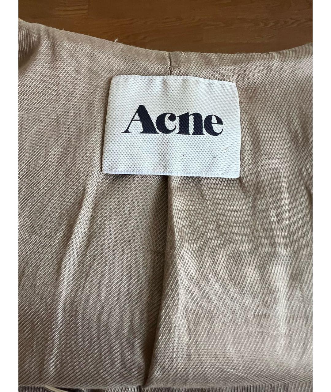 ACNE STUDIOS Горчичная замшевая куртка, фото 3