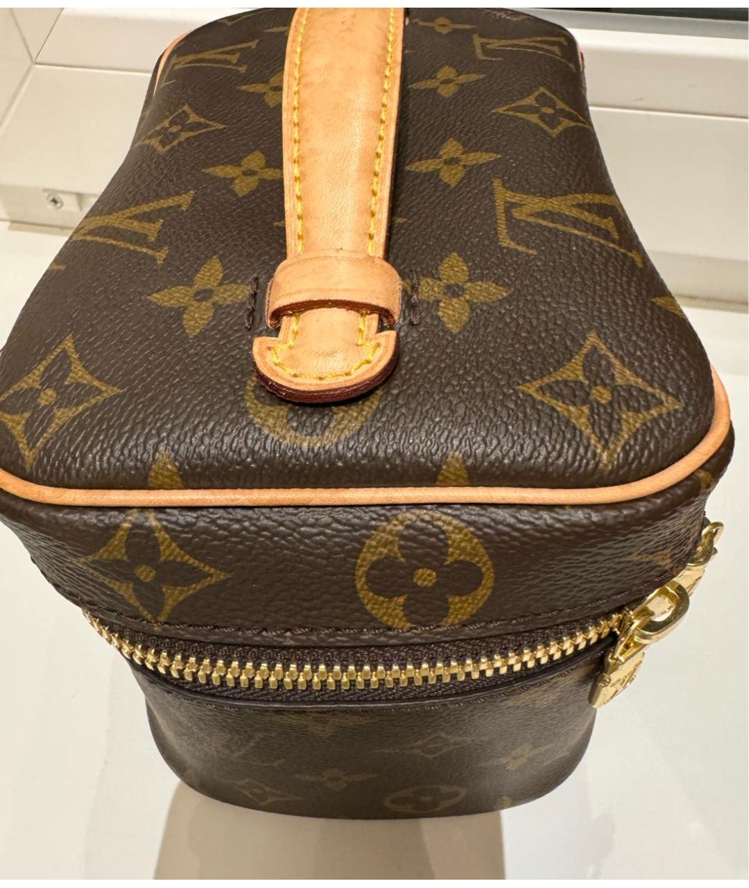 LOUIS VUITTON Коричневая косметичка, фото 2