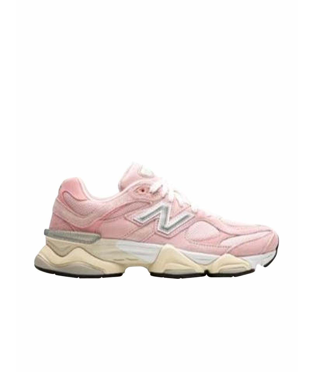 NEW BALANCE Розовые замшевые кроссовки, фото 1