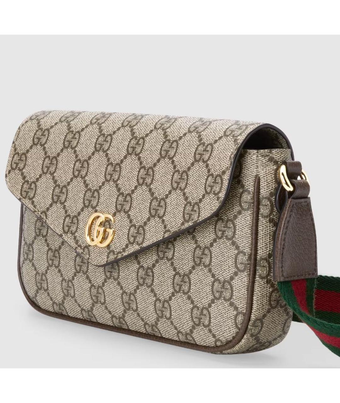 GUCCI Коричневая сумка через плечо, фото 4