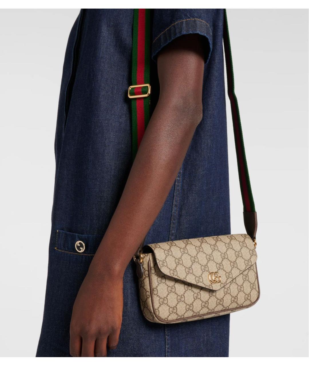 GUCCI Коричневая сумка через плечо, фото 8