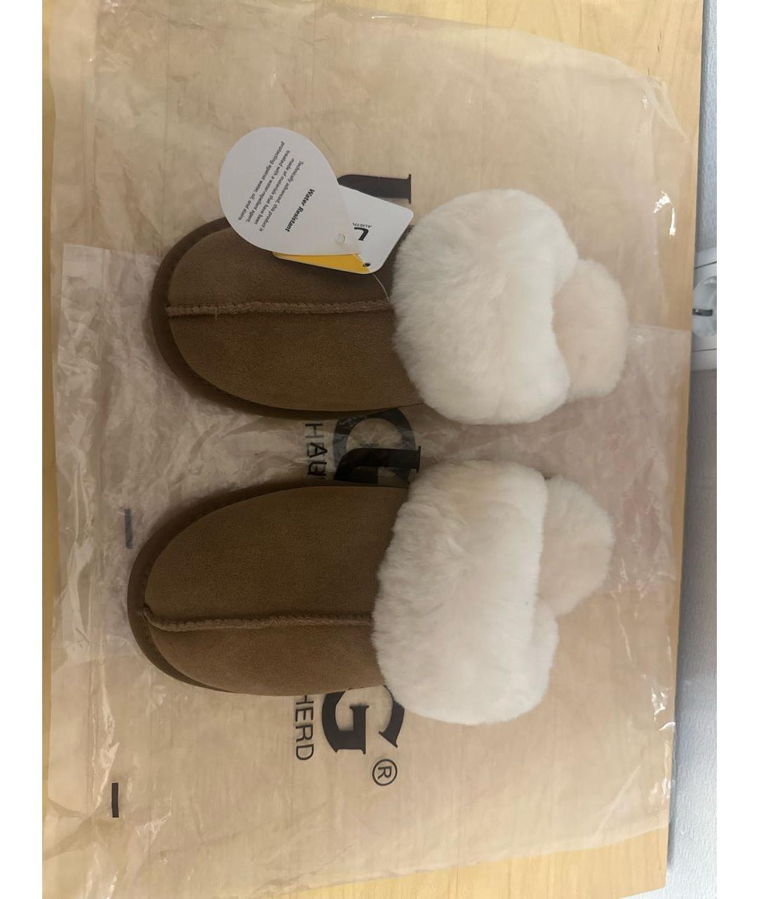 UGG AUSTRALIA Коричневые замшевые мокасины, фото 5